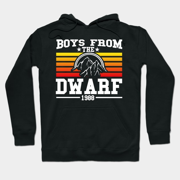 Boys from the Dwarf Hoodie by Meta Cortex